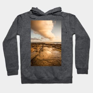 Rocky beach at tip of Borneo Hoodie